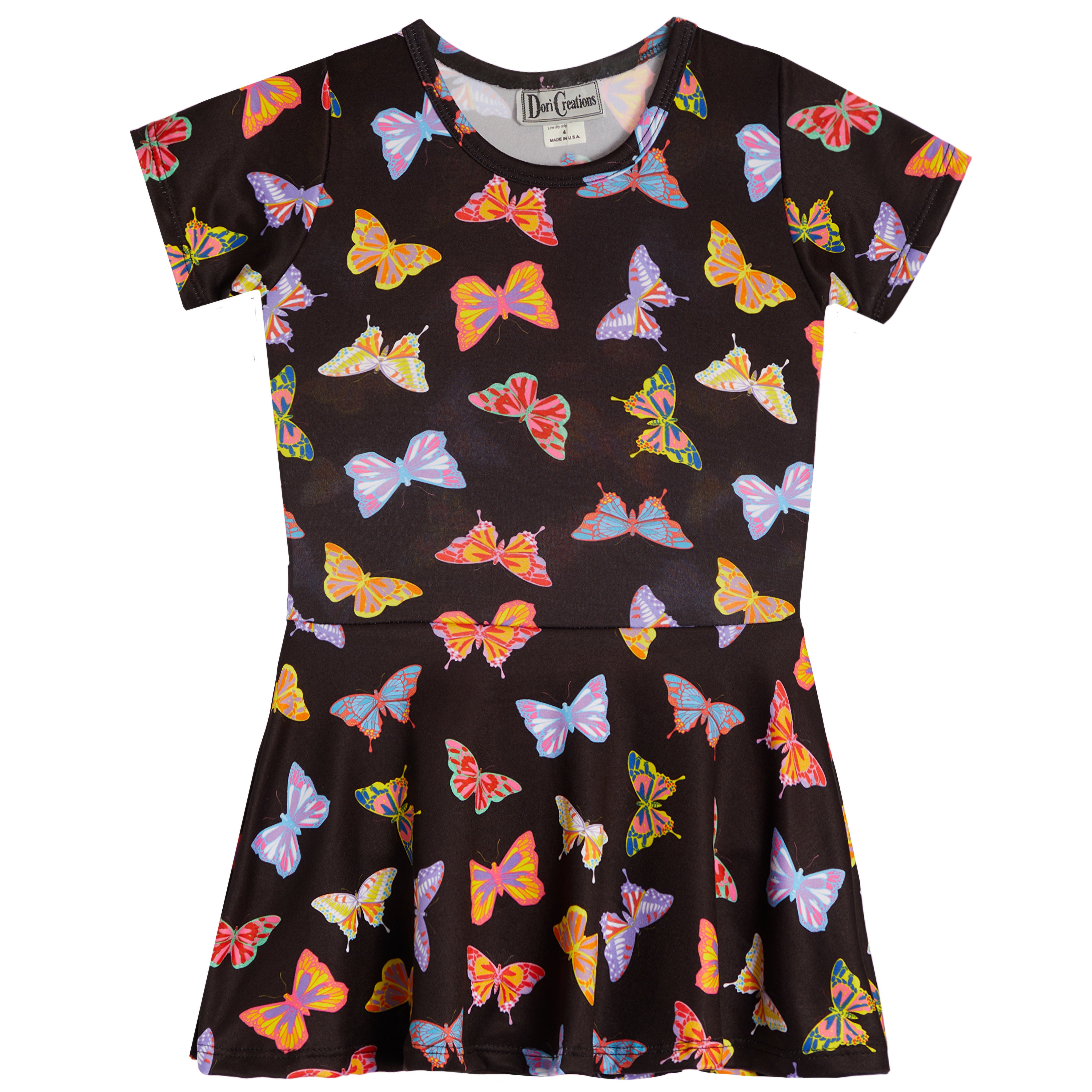 Short Sleeve Butterfly Dress - Denny's
