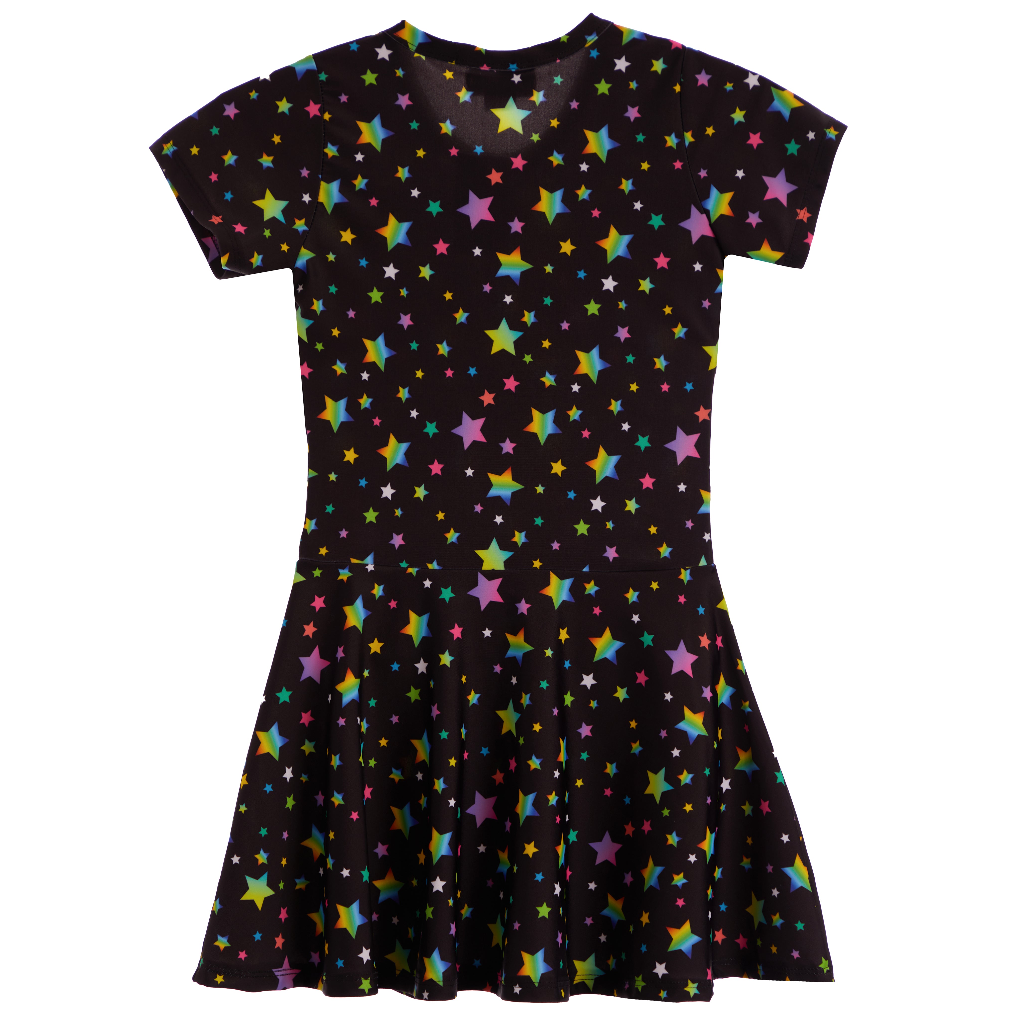 All Over Pastel Stars Dress - Denny's