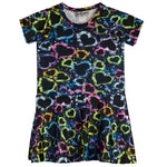 Graffiti Splatter Heart Dress - Denny's