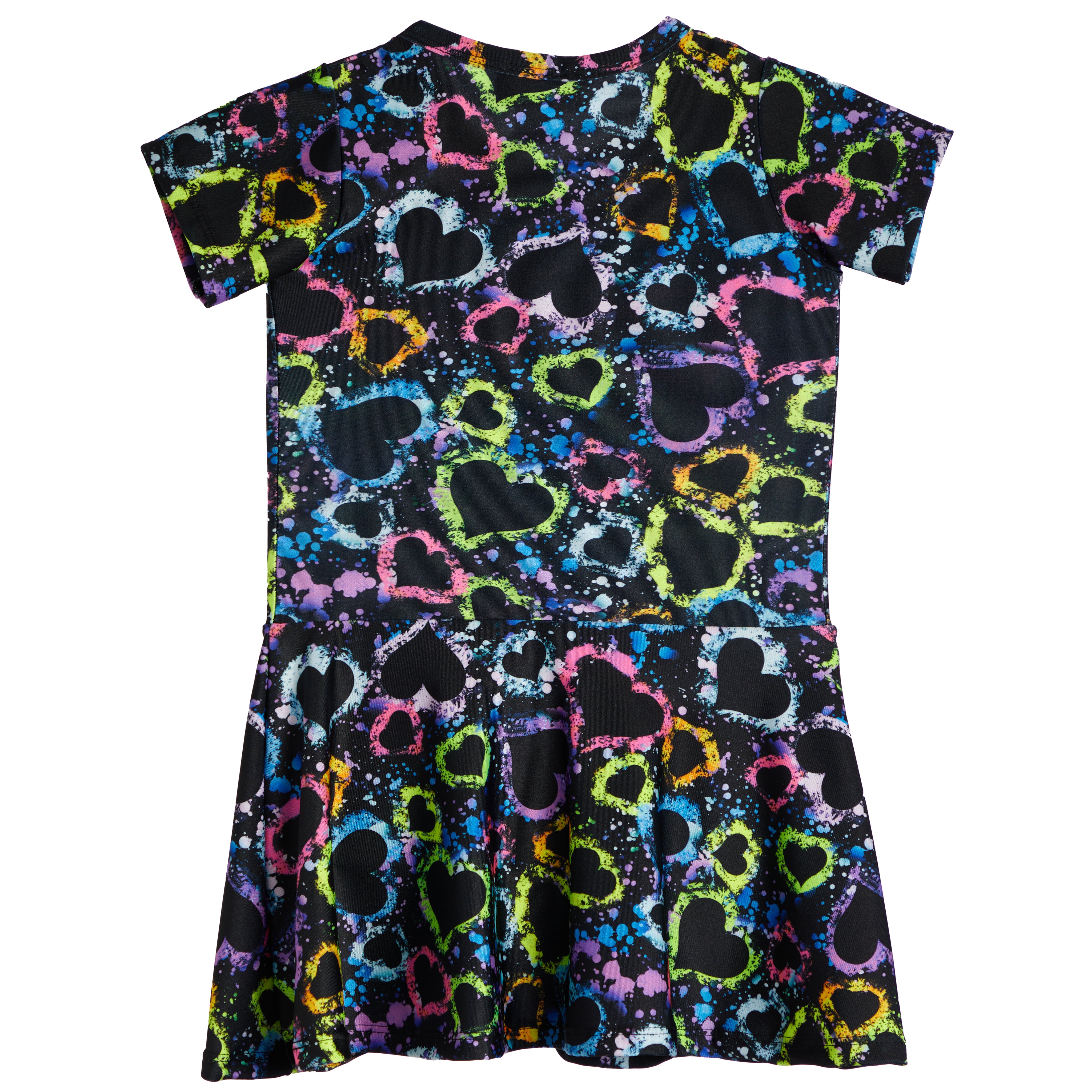 Graffiti Splatter Heart Dress - Denny's