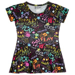 Short Sleeve Playground Dress - Denny's