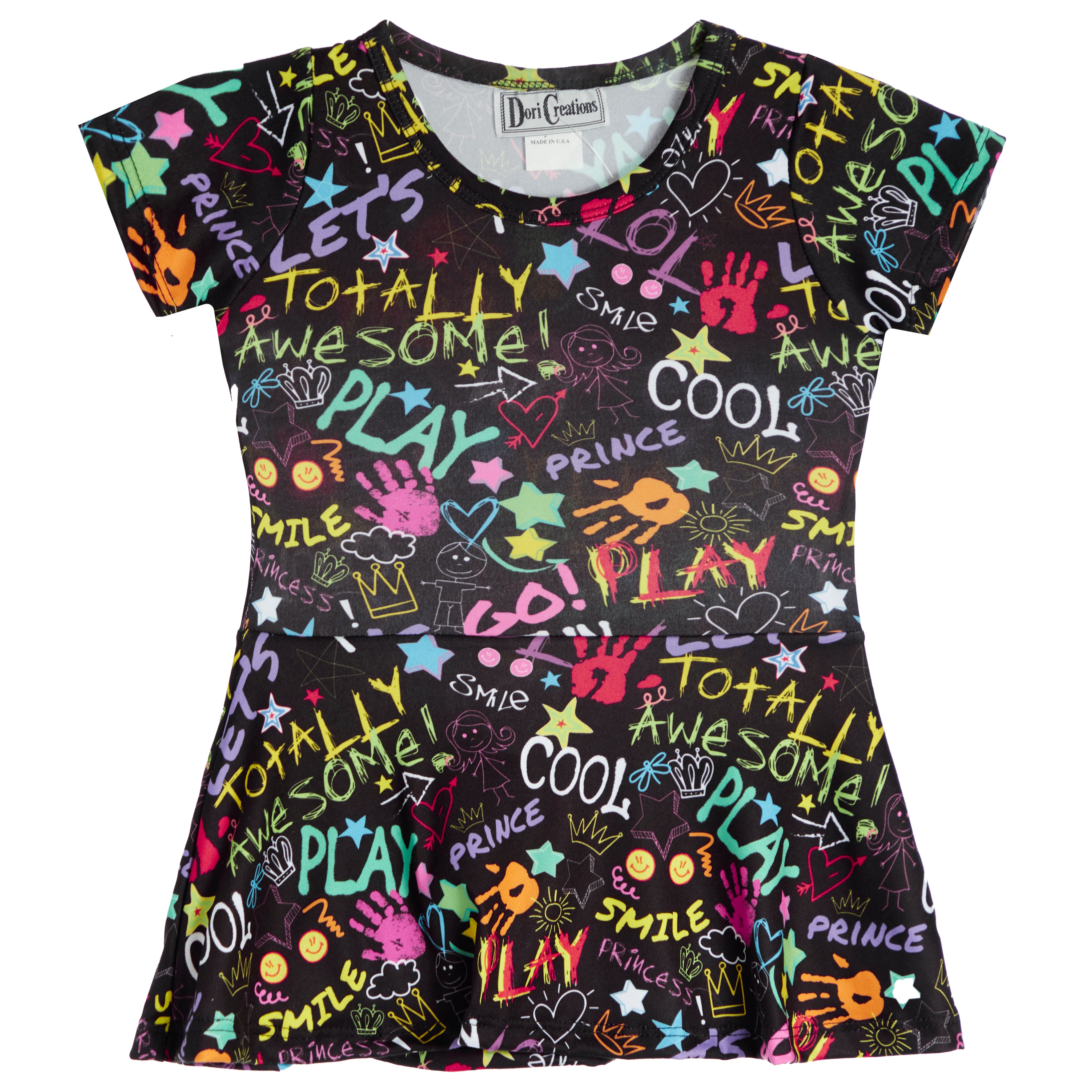 Short Sleeve Playground Dress - Denny's