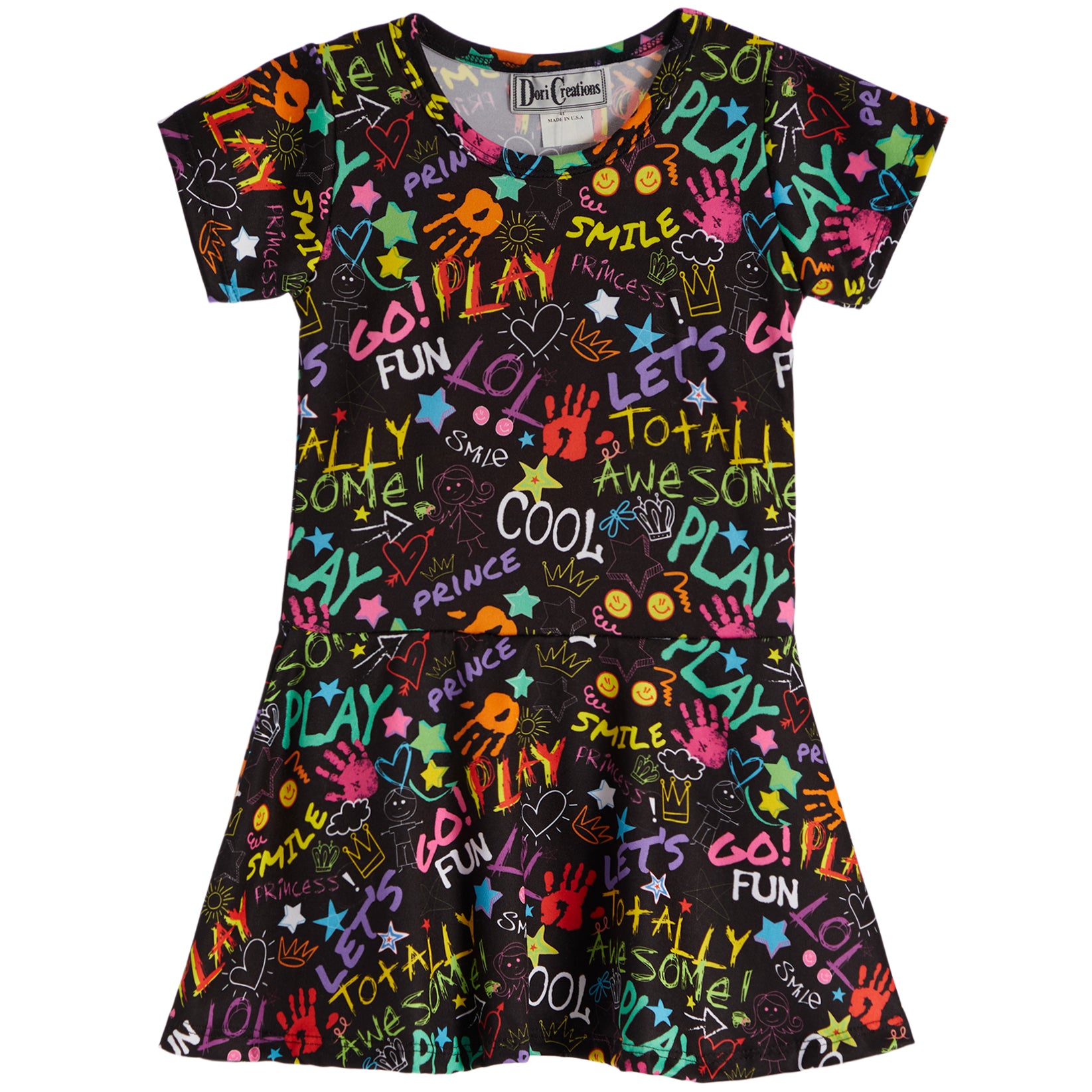 Short Sleeve Playground Dress - Denny's