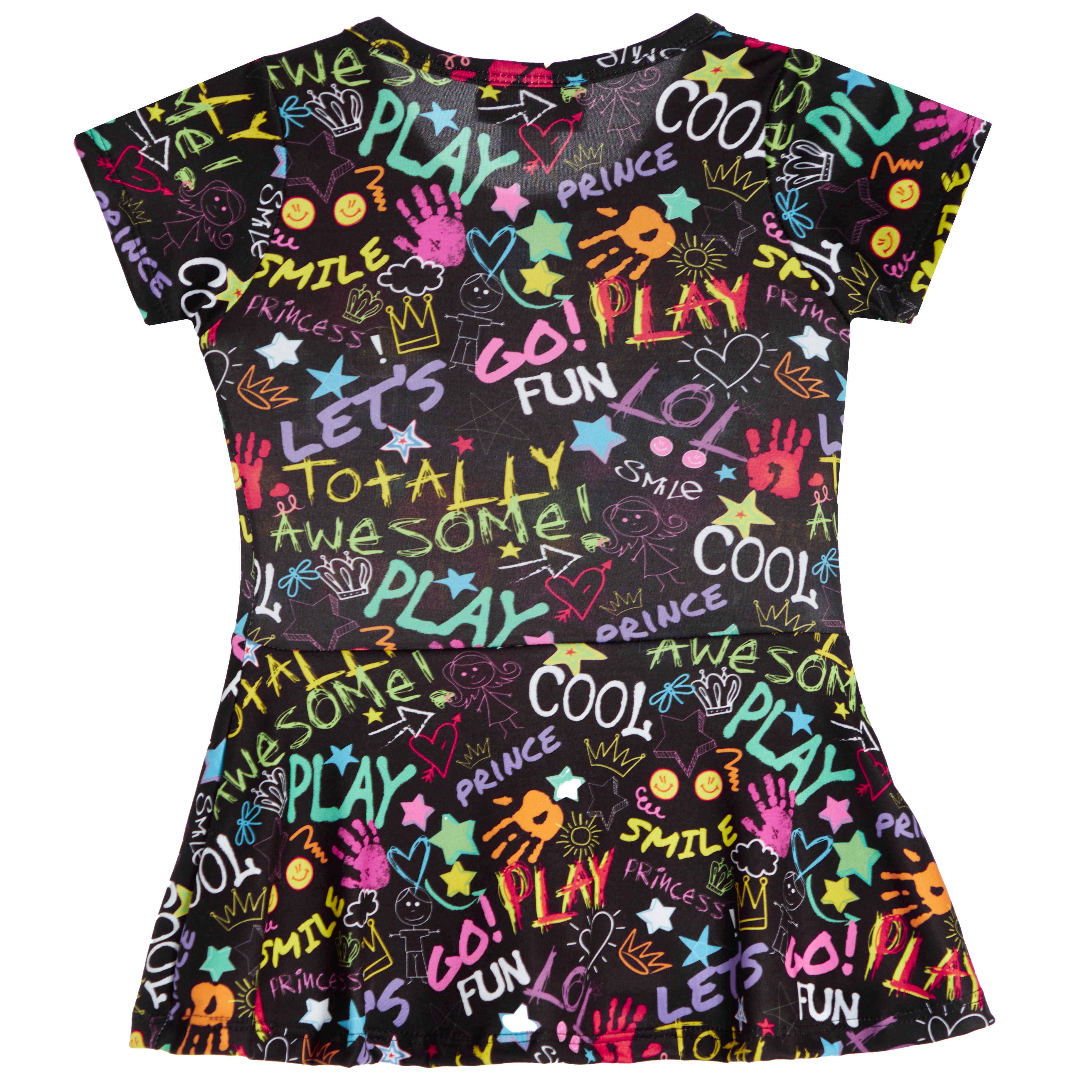 Short Sleeve Playground Dress - Denny's