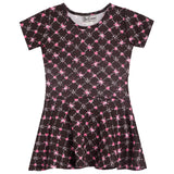 Black & Pink Floral Dress