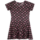Black & Pink Floral Dress