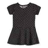 Short Sleeve Polka Dot Dress