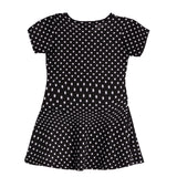Short Sleeve Polka Dot Dress