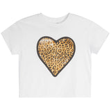 Leopard Heart Tee - Denny's