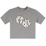 Short Sleeve Tee With Black And White Heart Dice - Denny's