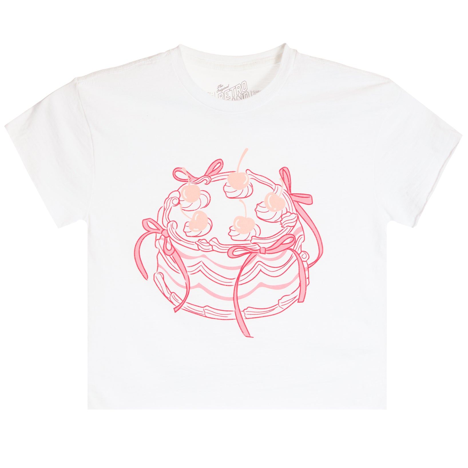 Cherry Bow Cake Short Sleeve Tee - Denny's