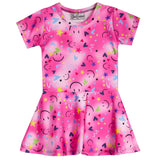 Short Sleeve Smiley Dress - Denny's