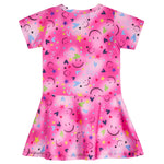 Short Sleeve Smiley Dress - Denny's