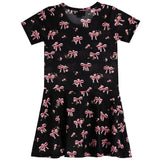 Short Sleeve Dress Bow - Denny's
