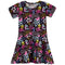 Girl Power Short Sleeve Dress - Denny's