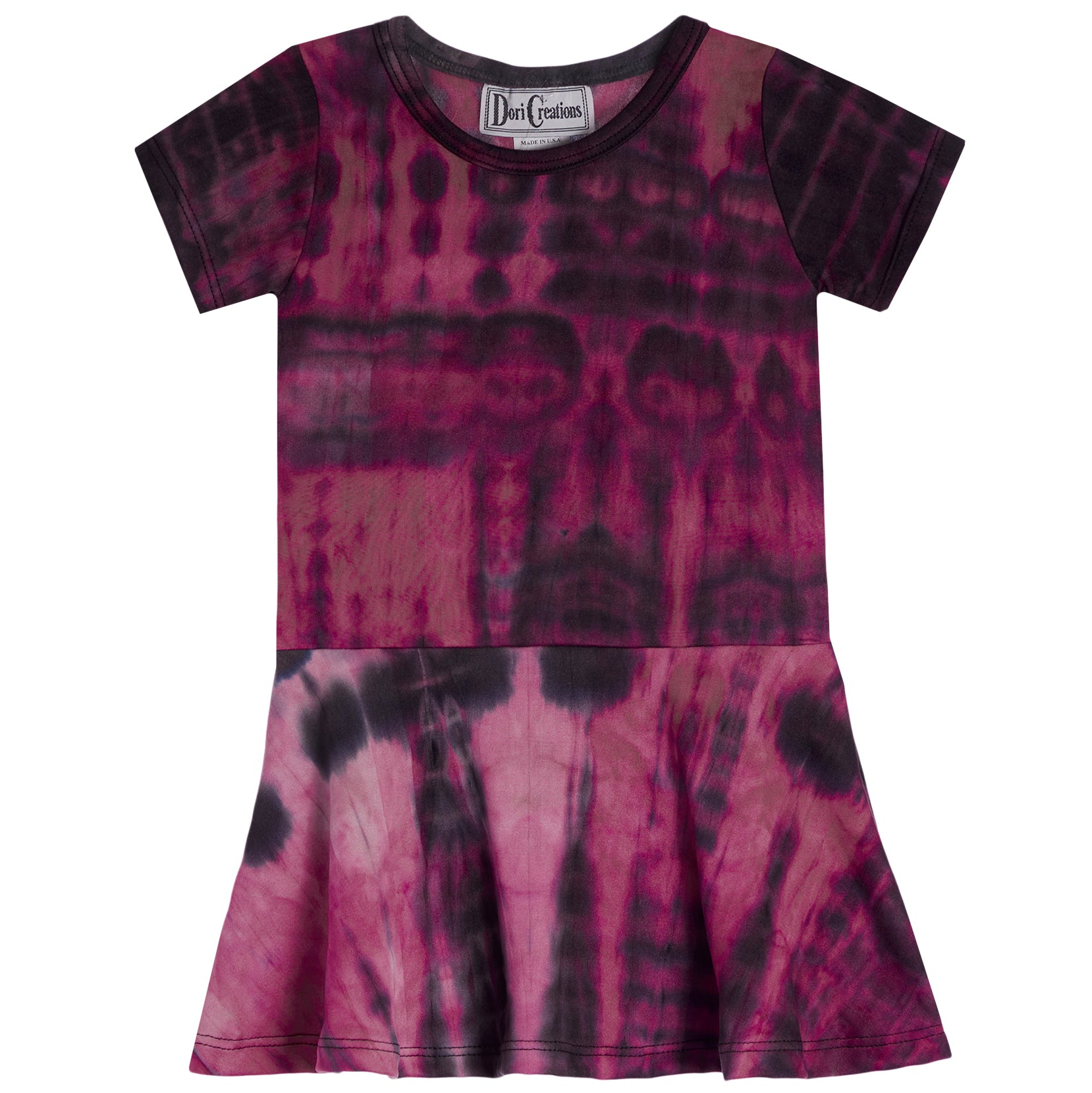 Tie Dye Short Sleeve Dress - Denny's