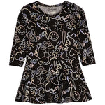 Be Happy Long Sleeve Dress - Denny's