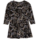 Be Happy Long Sleeve Dress - Denny's