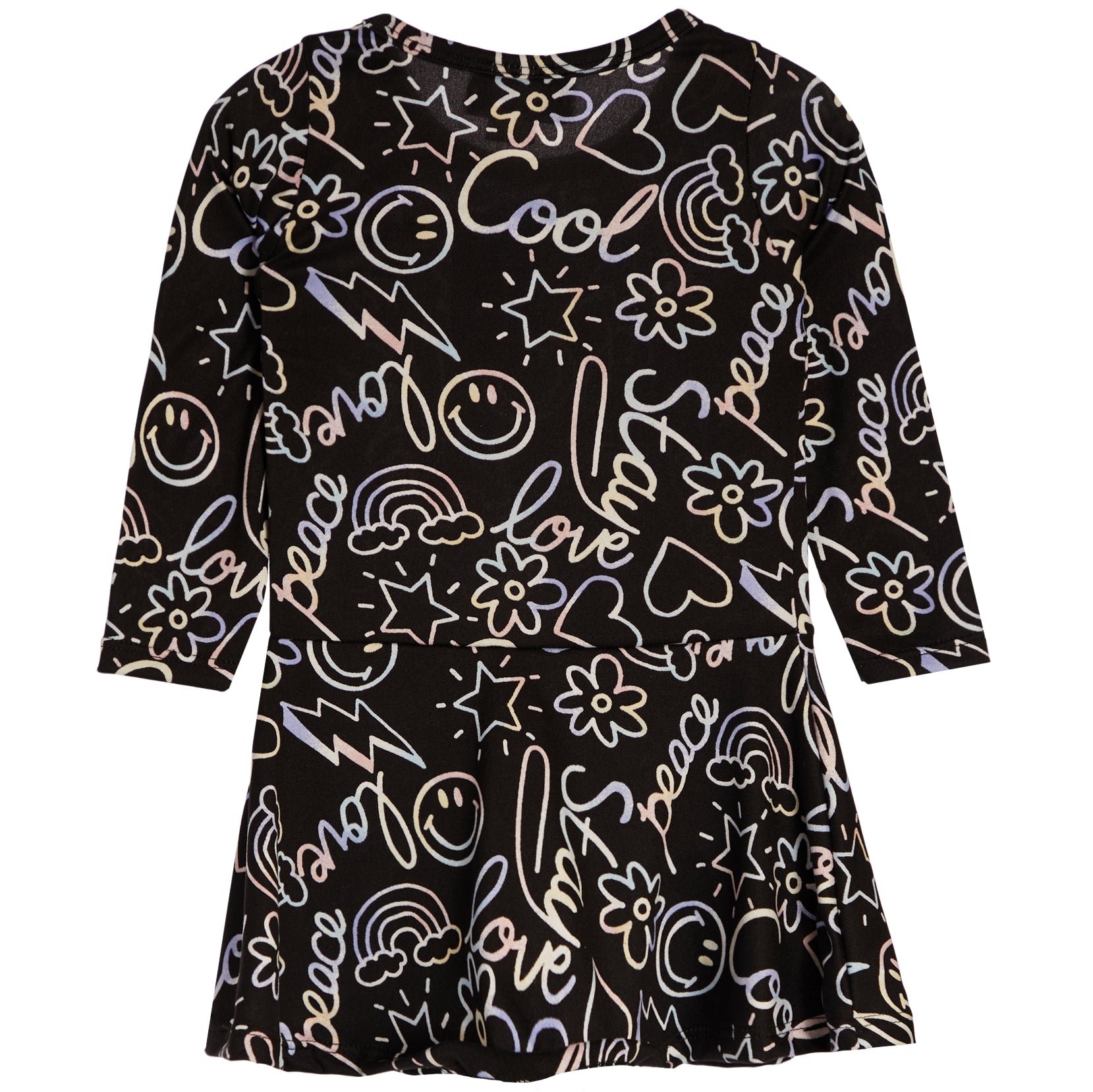 Be Happy Long Sleeve Dress - Denny's