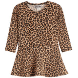 Long Sleeve Leopard Dress