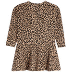Long Sleeve Leopard Dress - Denny's