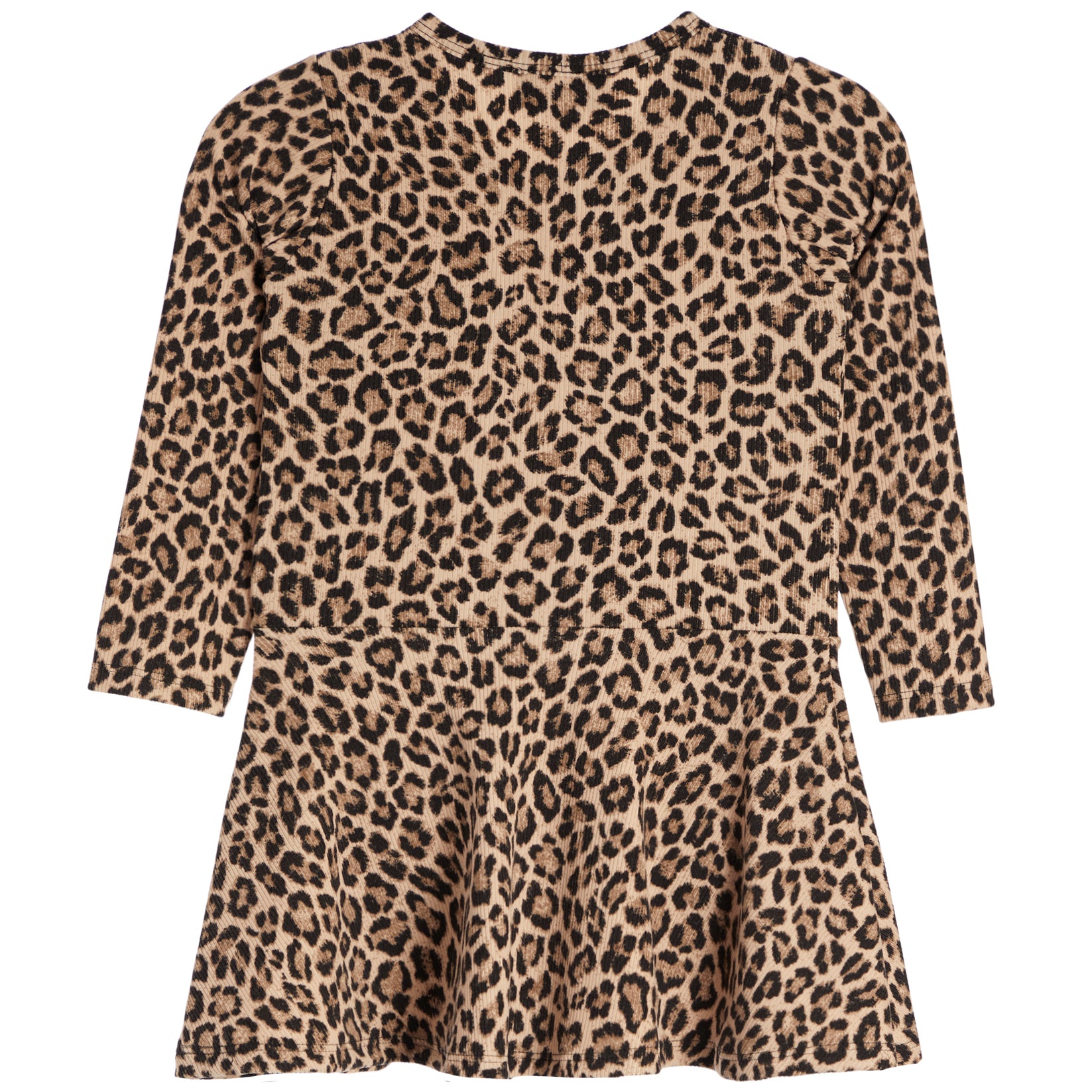 Long Sleeve Leopard Dress - Denny's