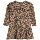 Long Sleeve Leopard Dress - Denny's