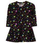 All Over Pastel Stars Dress - Denny's