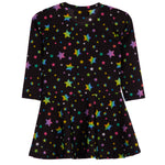 All Over Pastel Stars Dress - Denny's