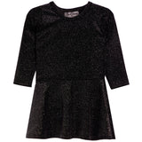 Long Sleeve Sparkle Velvet Dress