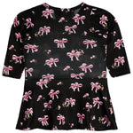 Pink Bows Long Sleeve Dress - Denny's
