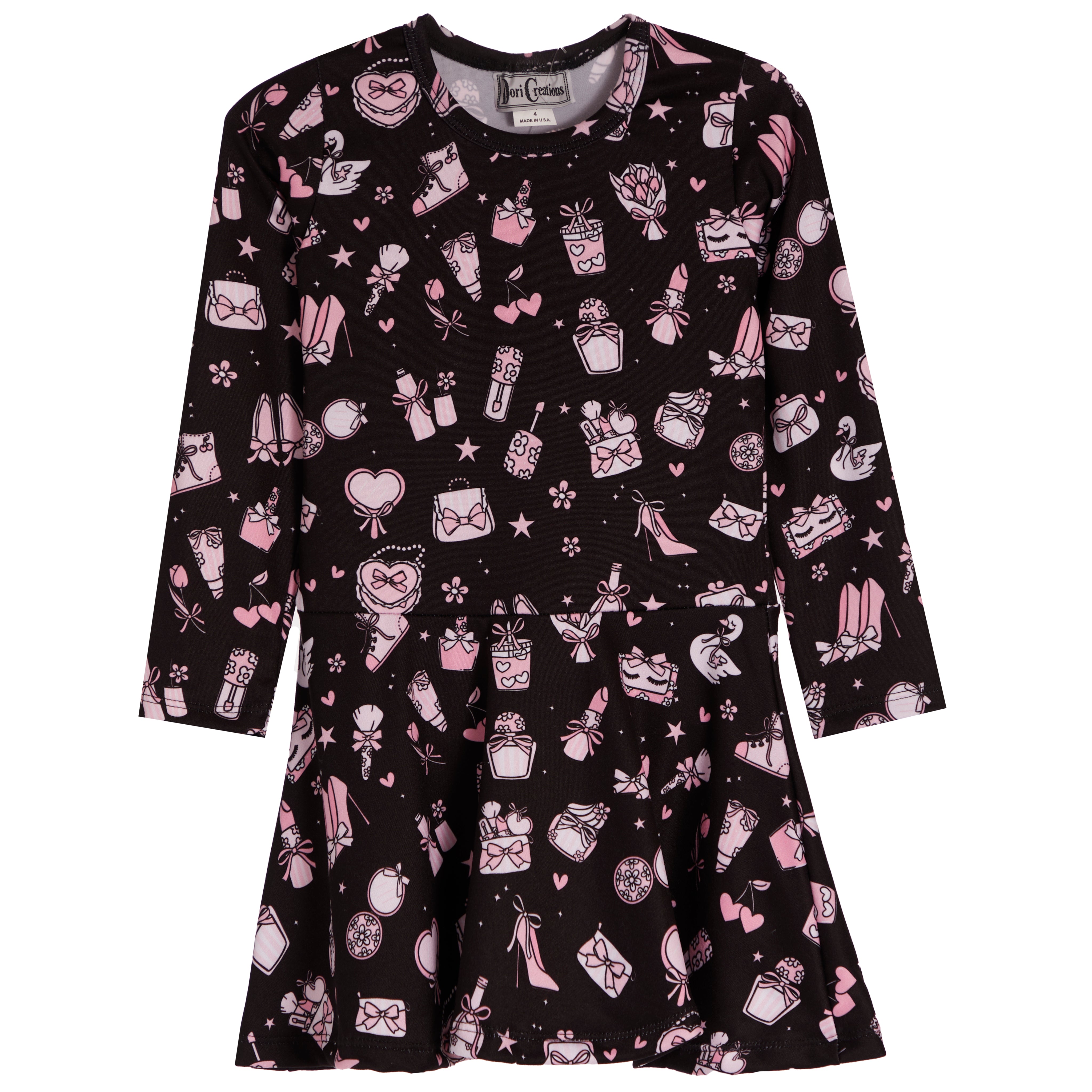Makeup Long Sleeve Dress - Denny's