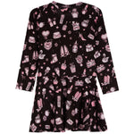 Makeup Long Sleeve Dress - Denny's