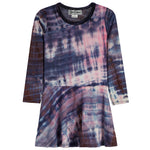 Long Sleeve Tie Dye Dress - Denny's