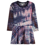 Long Sleeve Tie Dye Dress - Denny's