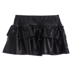 Tiered Ruffle Lame Skirt - Denny's