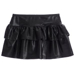 Tiered Ruffle Lame Skirt - Denny's