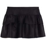 Faux Leather Ruffle Skirt - Denny's