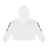 White Straight Flush Hoodie - Denny's