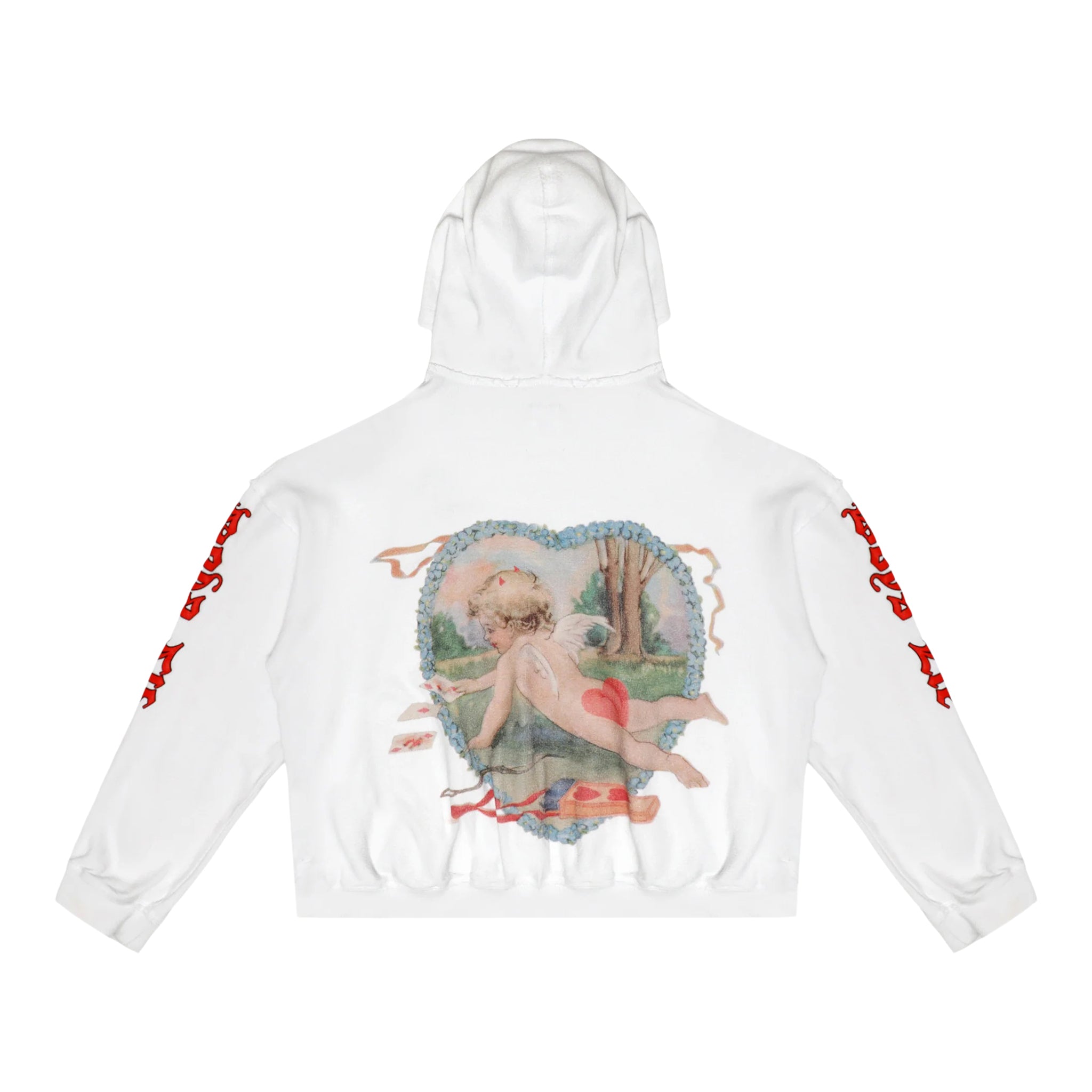 White Straight Flush Hoodie - Denny's