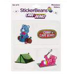 Camp Care Bears Set of 4 Stickers - Denny's