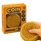 Gold Glitter Coin Squishy