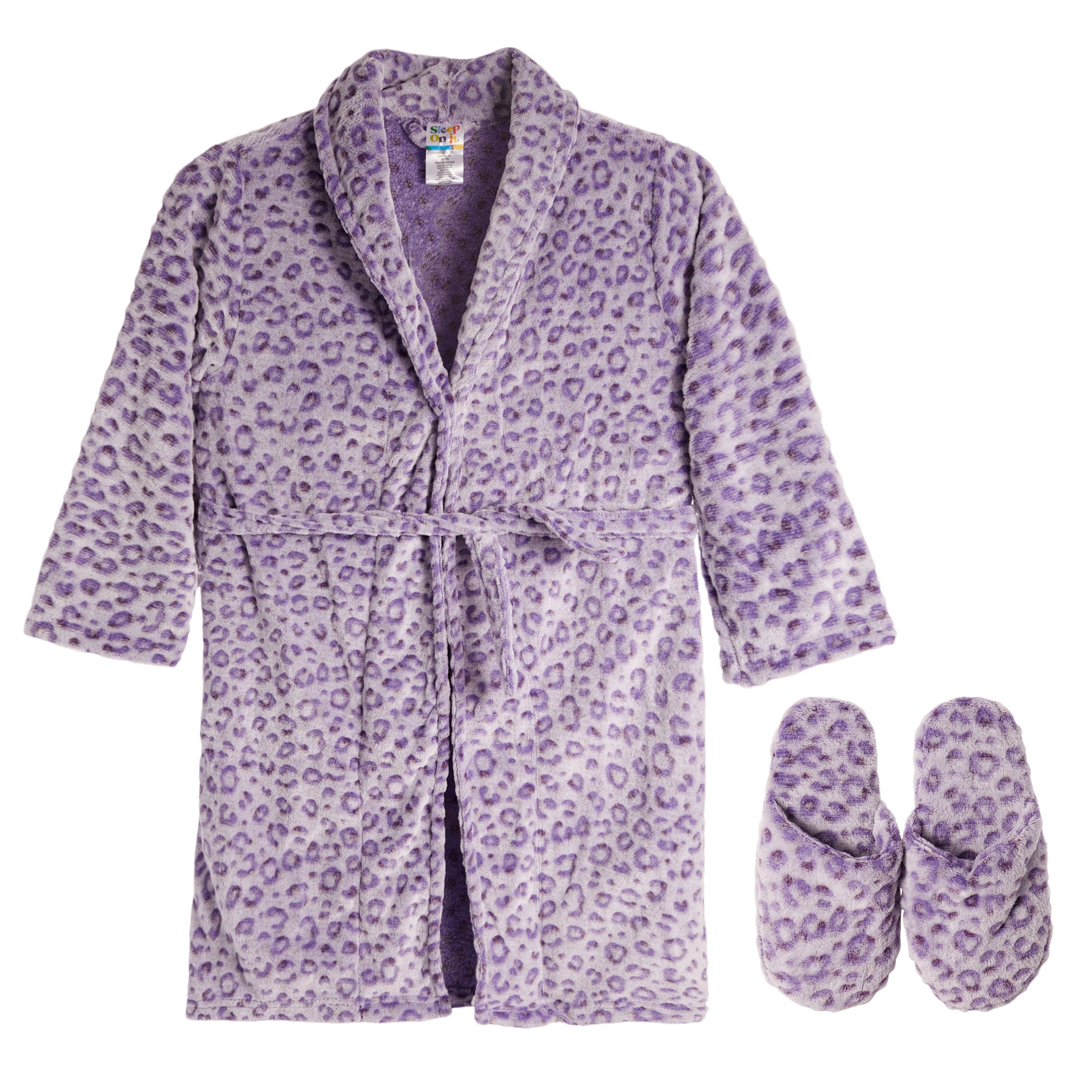 Leopard Robe & Slippers - Denny's