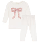 2pc Velvet Bow Set - Denny's