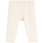 Off-white baby leggings shown flat against a solid white background.