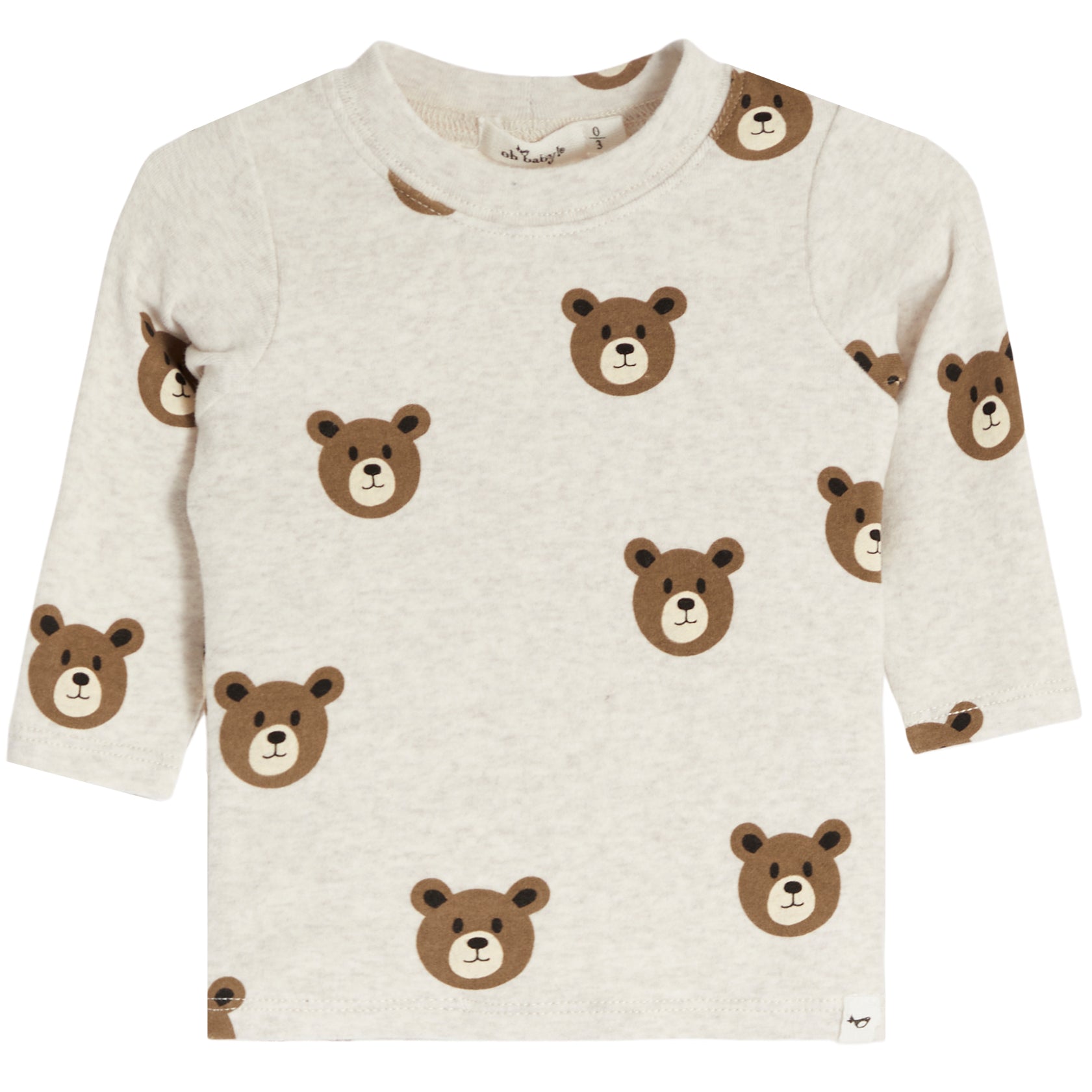 2pc Teddy Bear Face - Denny's