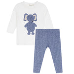 2pc Rag Doll Elephant Set - Denny's