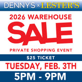 Warehouse Sale Tues. February 3rd 5pm to 9pm Ticket