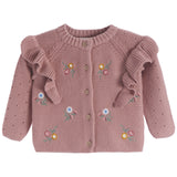 Floral Embroidered Cardigan - Denny's