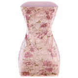 Sequin FloraMini Dress